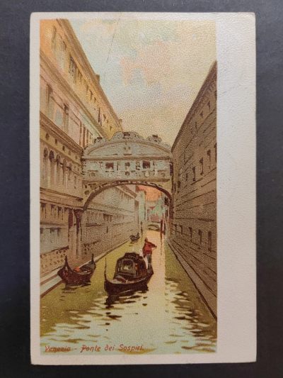 多国古典明信片专场（拍卖）第③①场 - 意大利 威尼斯... 的桥（油画）