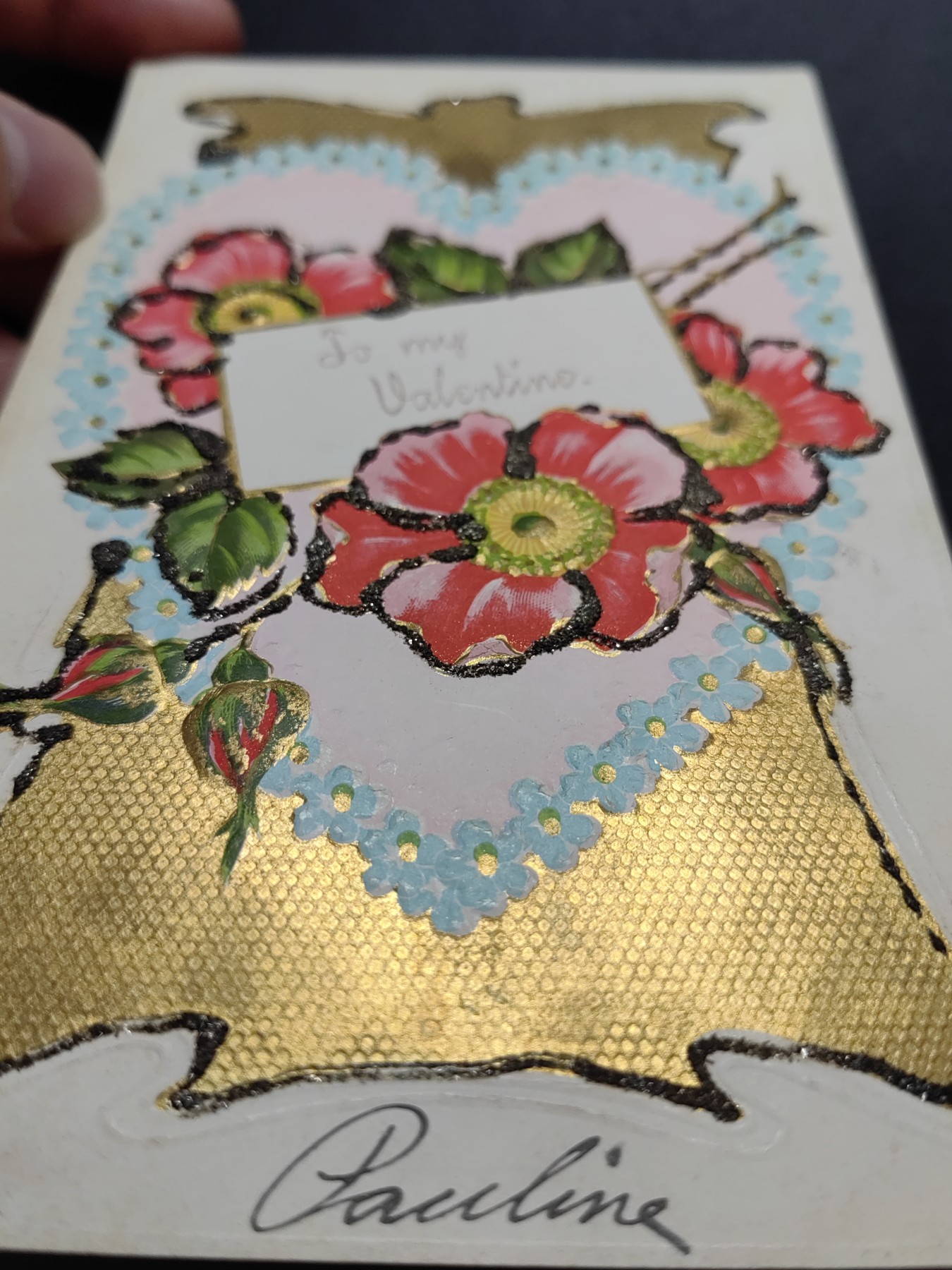 多国古典明信片专场（拍卖）第③①场 祝福卡（烫金带银粉）