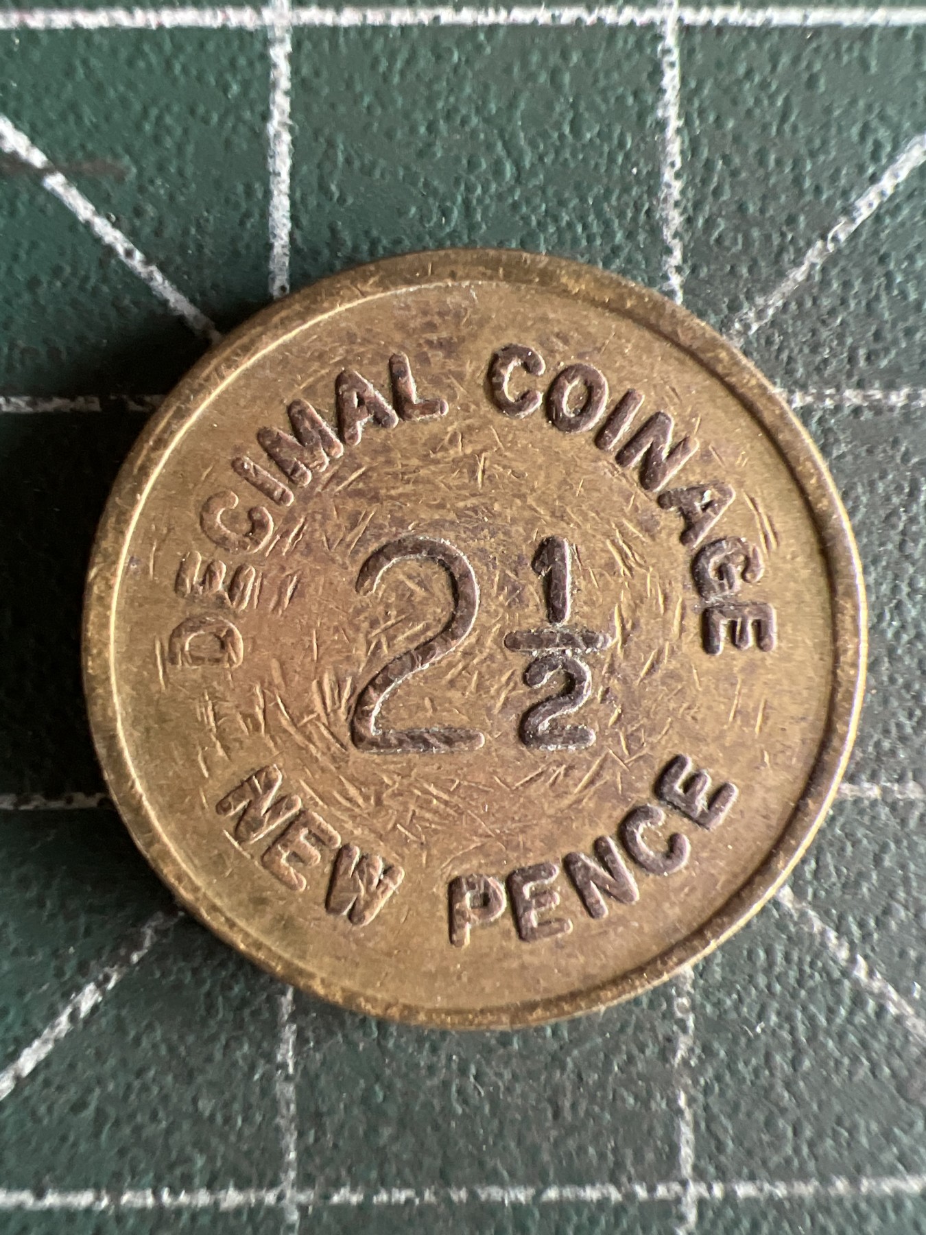 第467期 硬币专场 （无押金，捡漏，全场50包邮，偏远地区除外，接收代拍业务） 英国60年代2.5新便士 代用币