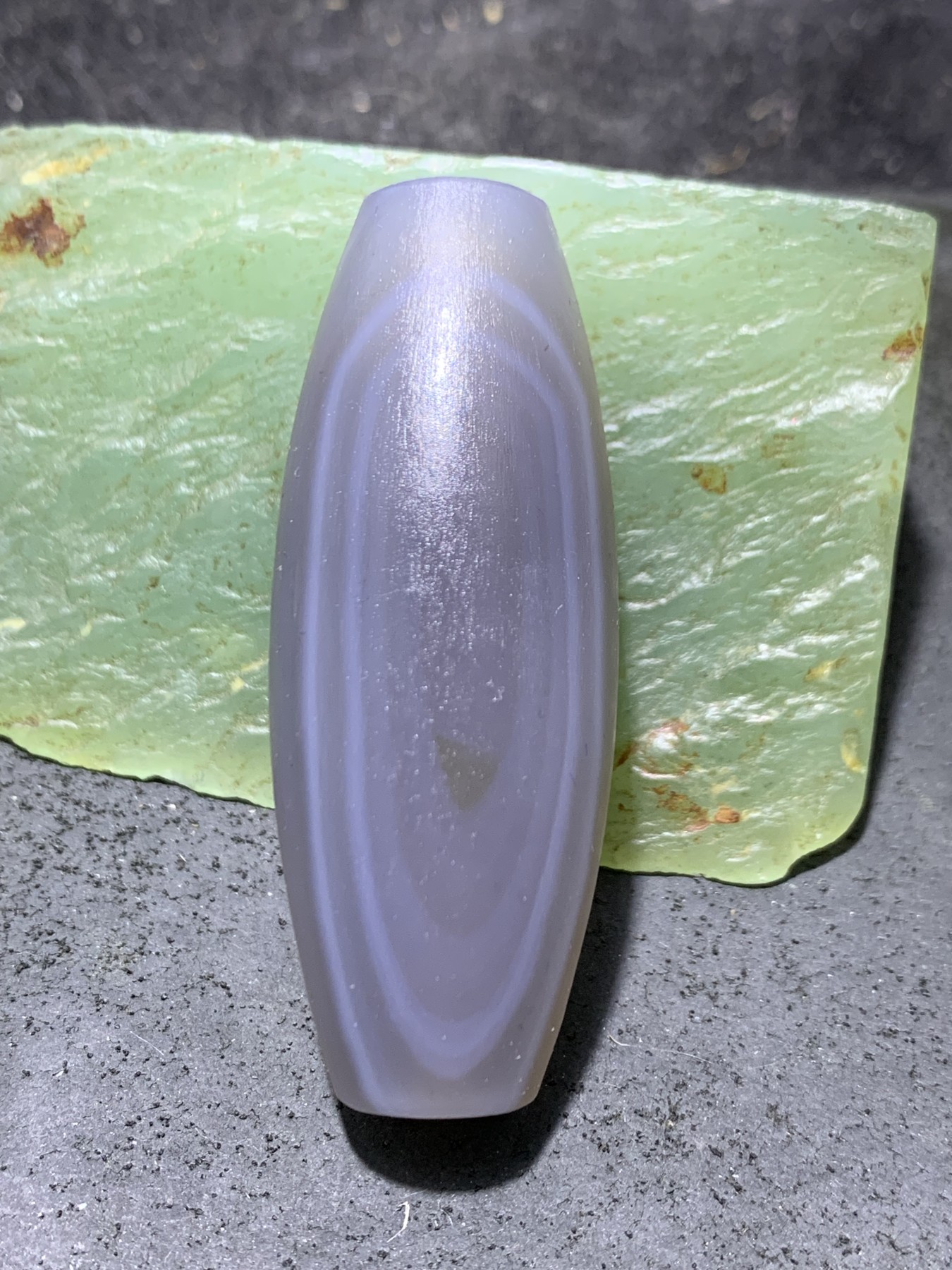 精美亚光高玉化天眼纹巴西玛瑙手工俏色巧雕富贵有鱼吊坠（把件）一个！