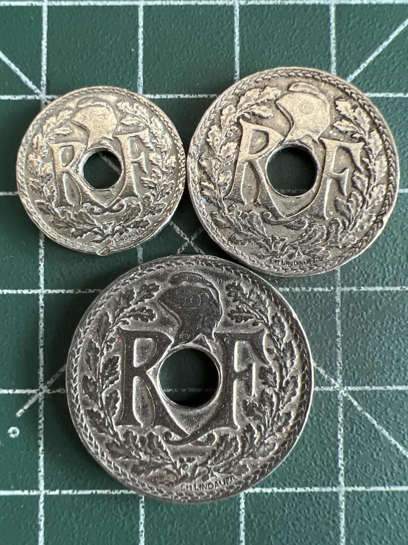 第467期 硬币专场 （无押金，捡漏，全场50包邮，偏远地区除外，接收代拍业务） 稀少 法国三枚