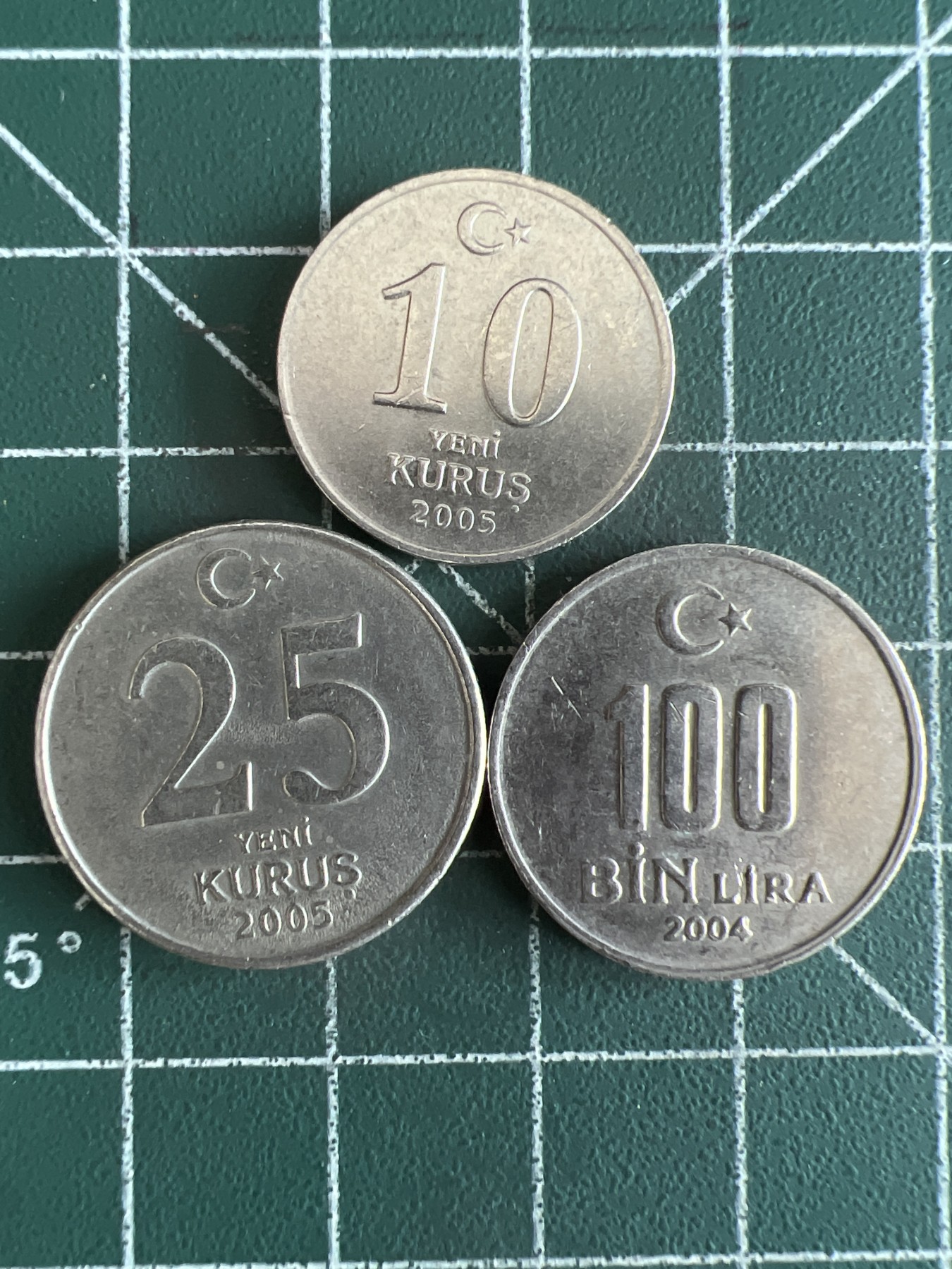 第467期 硬币专场 （无押金，捡漏，全场50包邮，偏远地区除外，接收代拍业务） 土耳其三枚