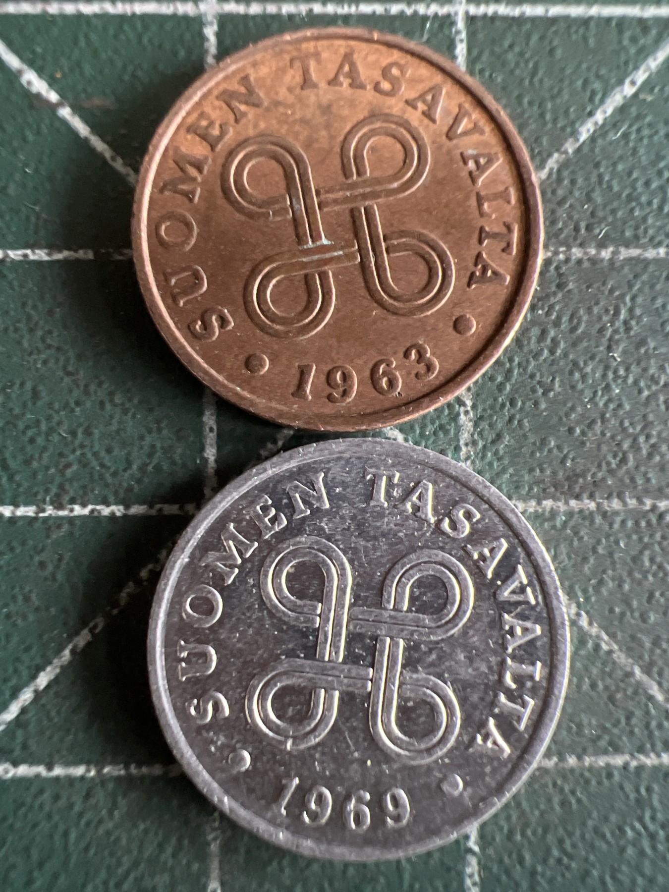 第467期 硬币专场 （无押金，捡漏，全场50包邮，偏远地区除外，接收代拍业务） 芬兰一分两种