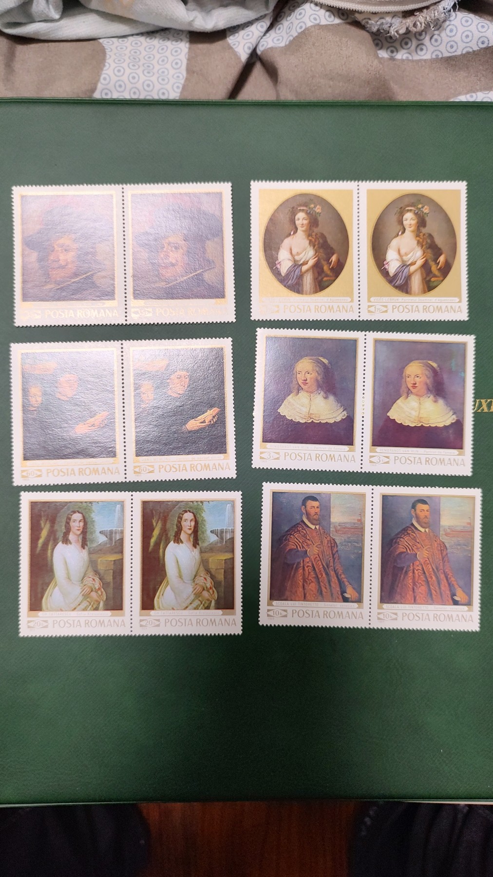 一月邮币社第九期拍卖国际邮票专场 罗马尼亚人物肖像套票两联