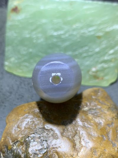 精美亚光高玉化天眼纹巴西玛瑙手工俏色巧雕富贵有鱼吊坠（把件）一个！ 精美亚光高玉化天眼纹巴西玛瑙手工俏色巧雕富贵有鱼吊坠（把件）一个！