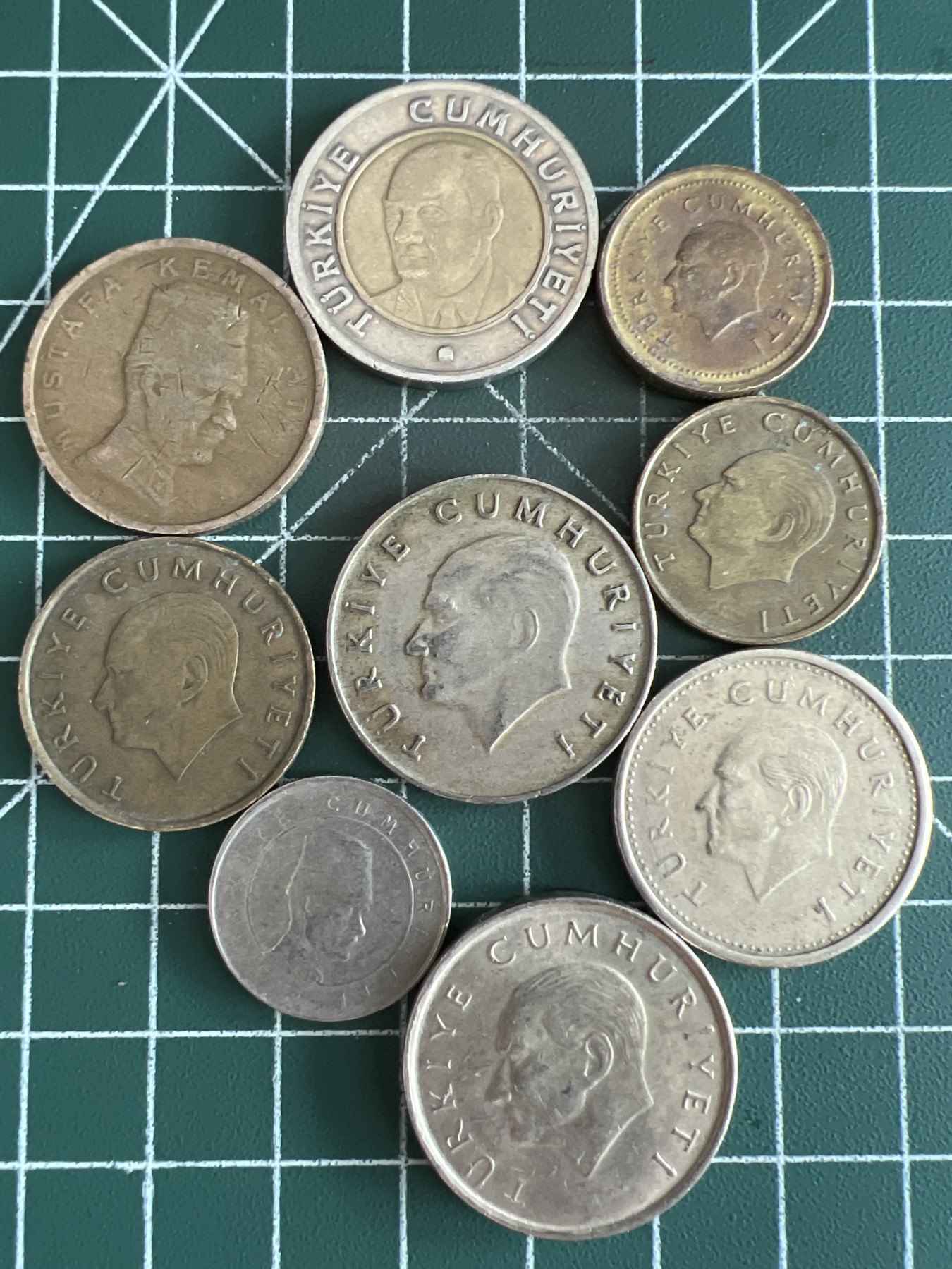 第579期 硬币专场 （无押金，捡漏，全场50包邮，偏远地区除外，接收代拍业务） 土耳其九枚