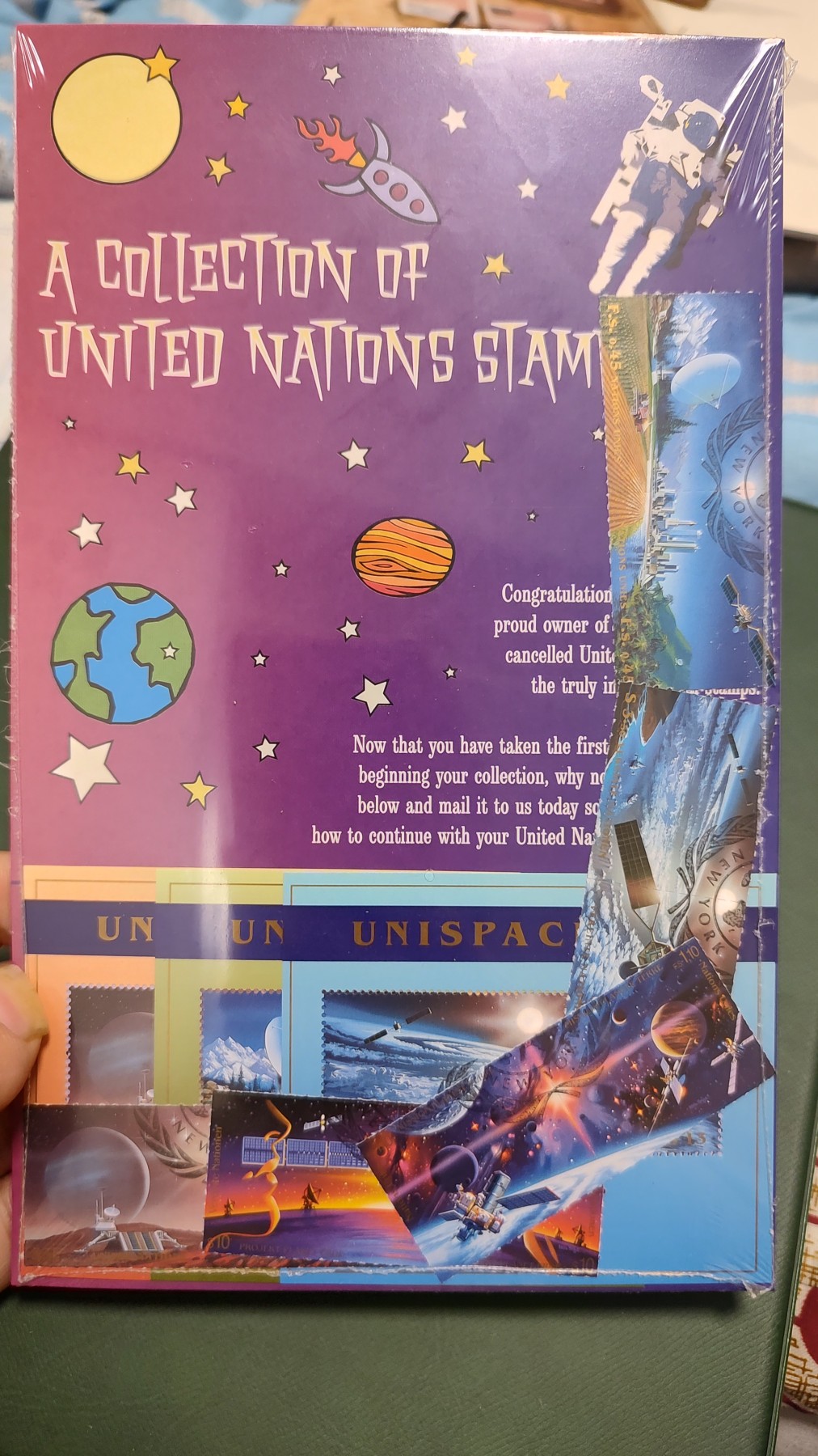 一月邮币社第九期拍卖国际邮票专场 封装联合国太空小型张套票和盖销散票