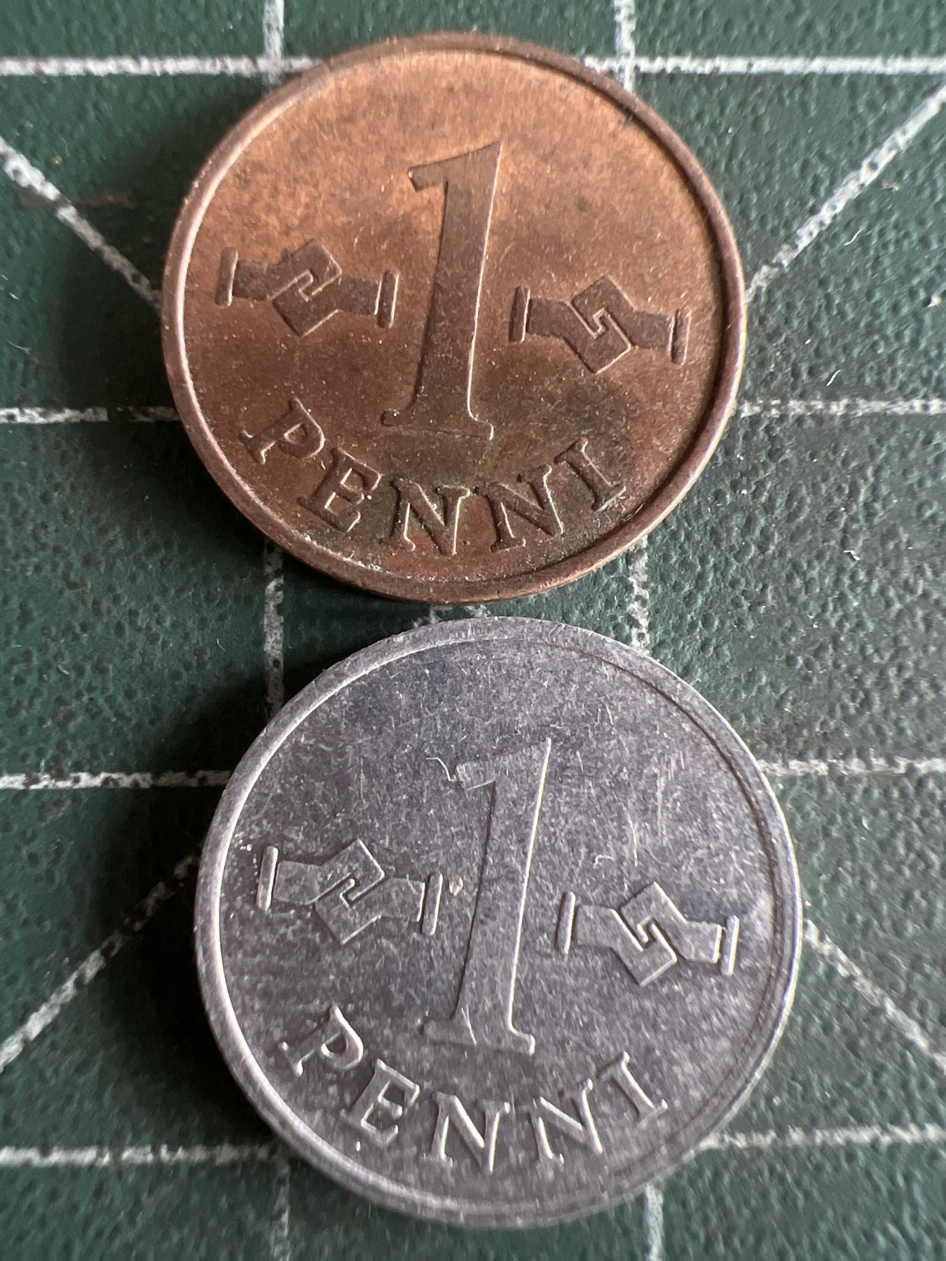 第467期 硬币专场 （无押金，捡漏，全场50包邮，偏远地区除外，接收代拍业务） 芬兰一分两种