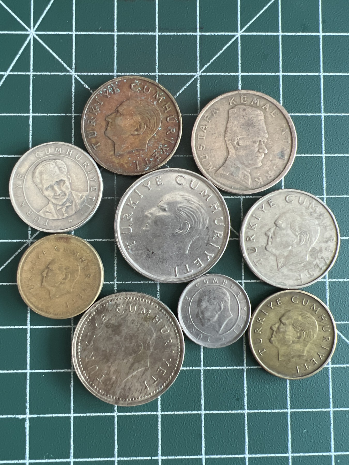 第579期 硬币专场 （无押金，捡漏，全场50包邮，偏远地区除外，接收代拍业务） 土耳其九枚