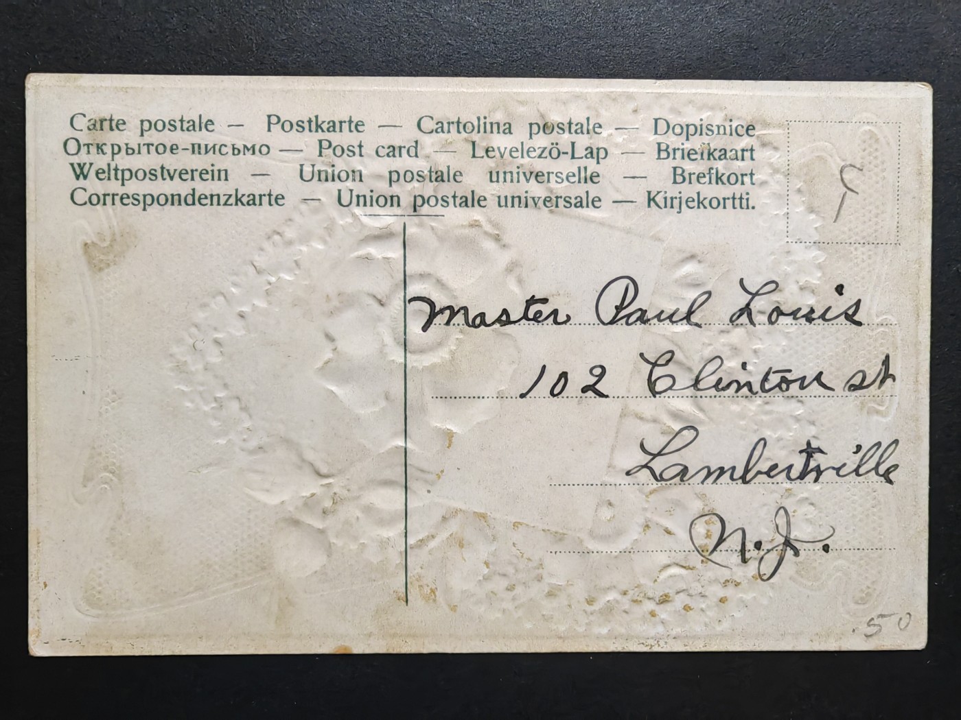 多国古典明信片专场（拍卖）第③①场 祝福卡（烫金带银粉）