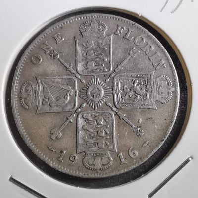 沼泽如烟--第177场 - 英国1916年1弗洛林银币