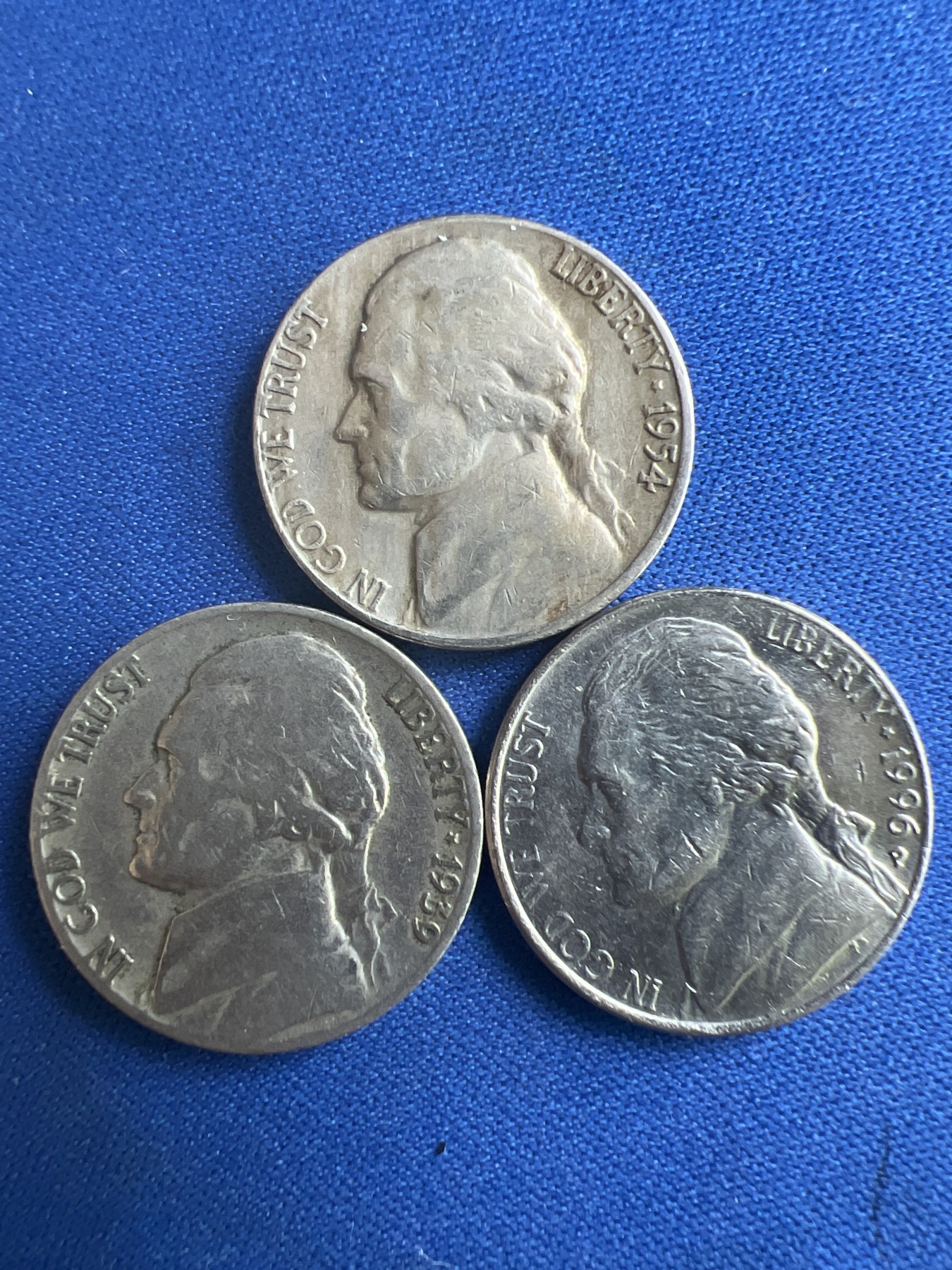 第467期 硬币专场 （无押金，捡漏，全场50包邮，偏远地区除外，接收代拍业务） 五美分三枚