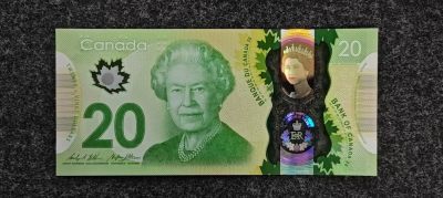 【礼羽收藏】🌏世界钱币拍卖第21期 - 全新UNC加拿大，2015年，女王在位时间最长，塑料纪念钞，6666狮子号！