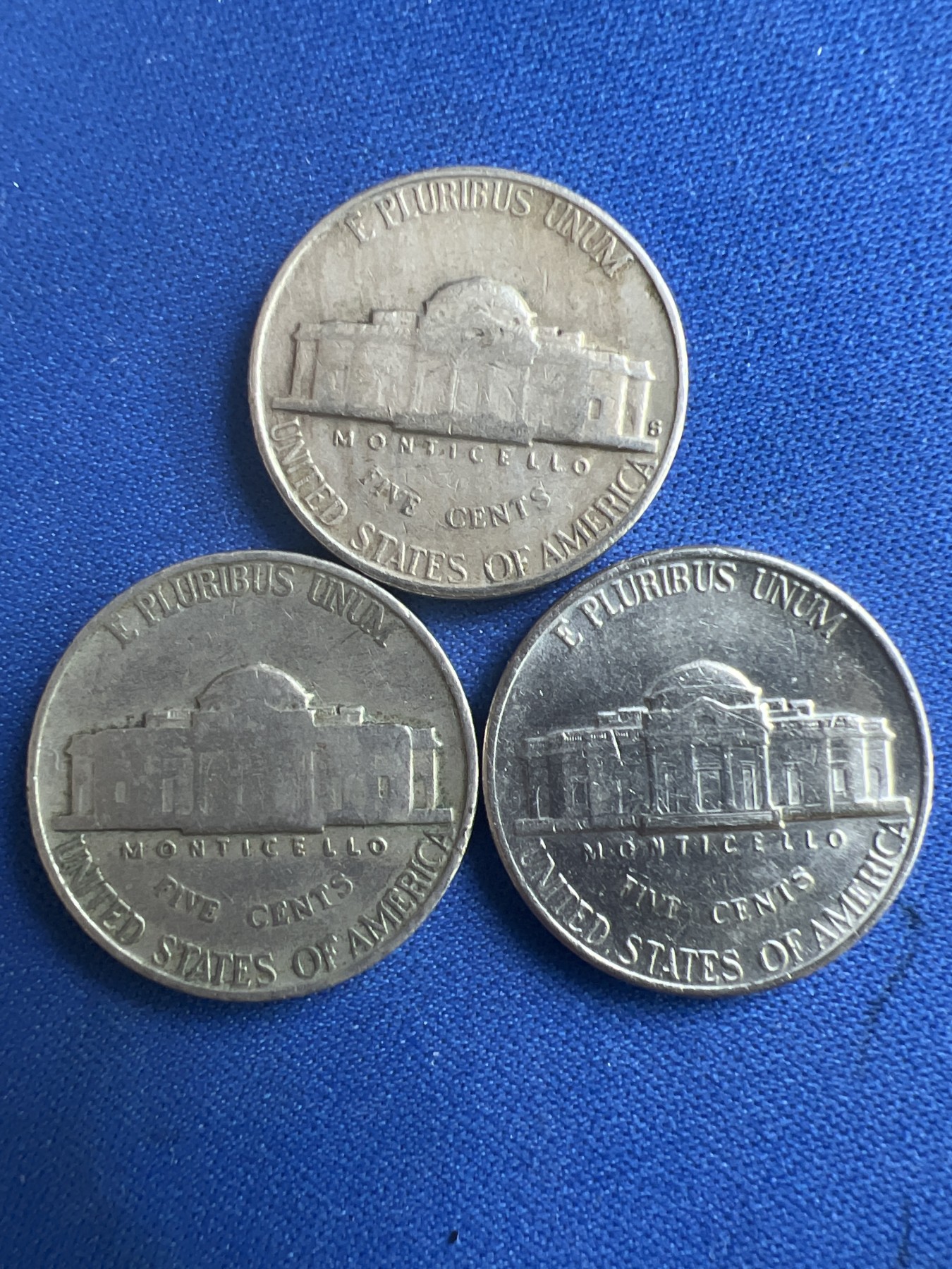 第467期 硬币专场 （无押金，捡漏，全场50包邮，偏远地区除外，接收代拍业务） 五美分三枚