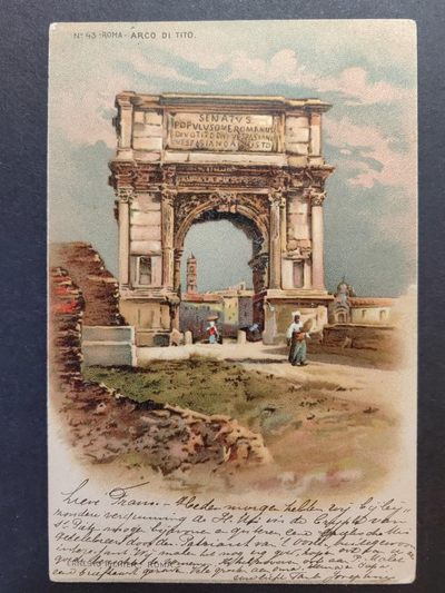 多国古典明信片专场（拍卖）第③①场 - 罗马-蒂托拱门