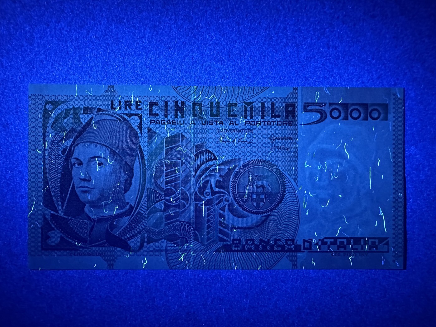 《张总收藏》127期-外币精品汇 意大利5000里拉 UNC 1983年