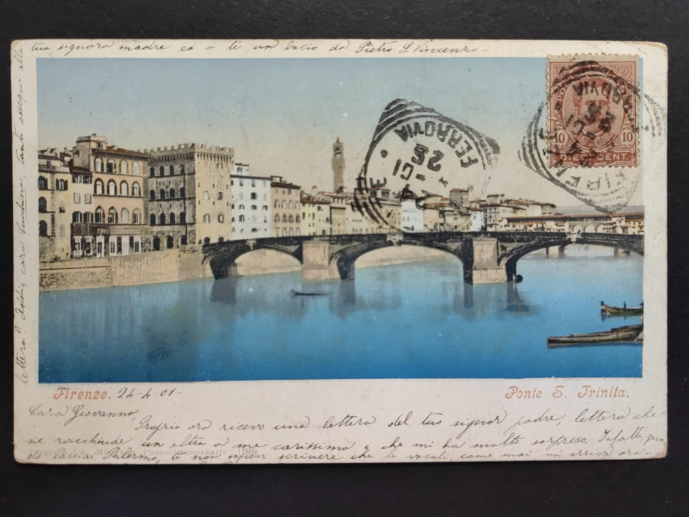 多国古典明信片专场（拍卖）第③①场 佛罗伦萨-圣弗里尼塔桥