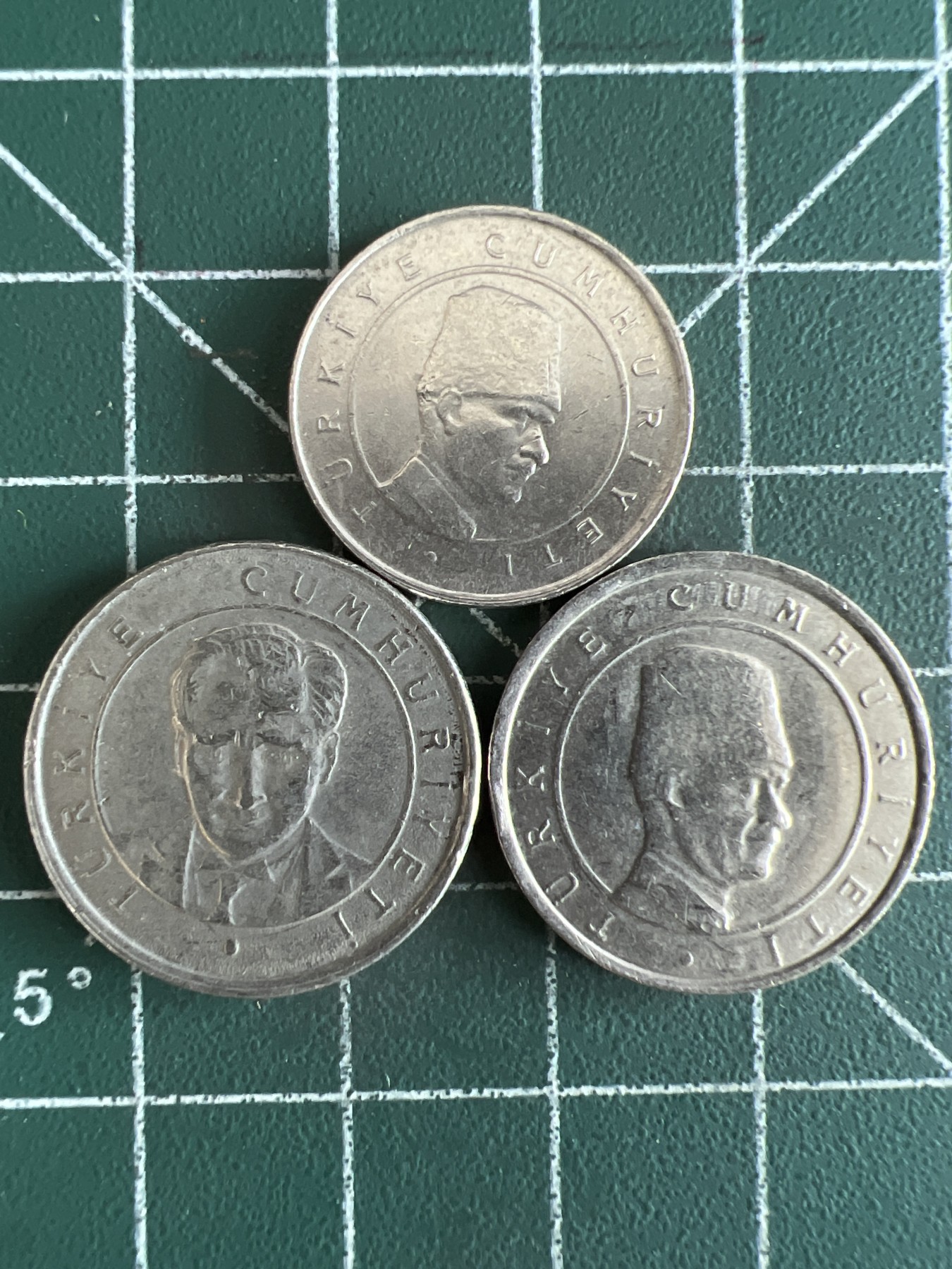 第467期 硬币专场 （无押金，捡漏，全场50包邮，偏远地区除外，接收代拍业务） 土耳其三枚