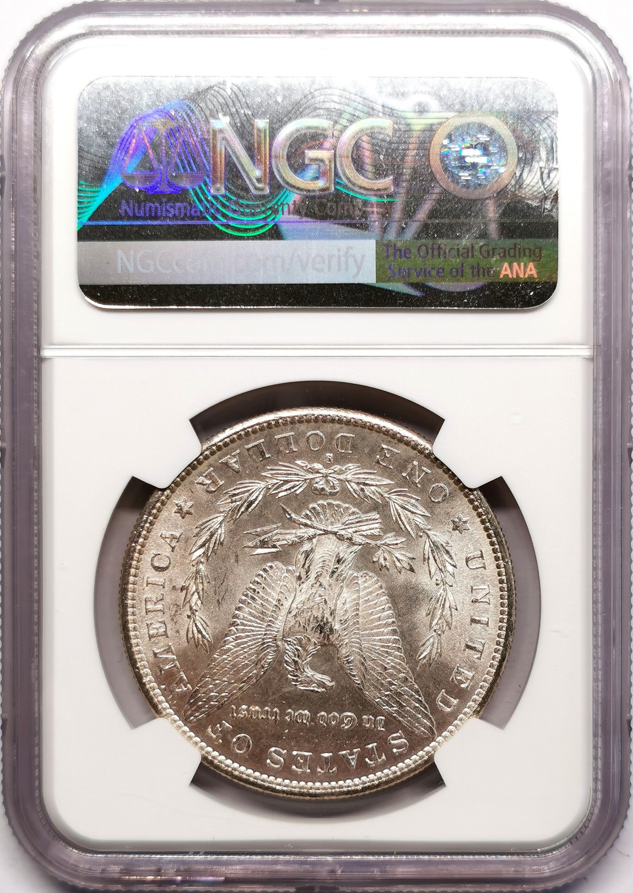 凡希社世界钱币微拍第二百五十五期 1881美国摩根壹元NGC-MS64暗金彩迷人！