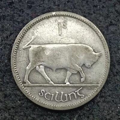【淘币小摊】第二百一十拍 小银币专场  周三到周日五连拍 满百包邮可预留 每周一发货  - 爱尔兰1928年一先令银币