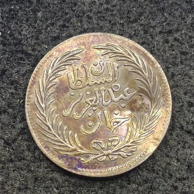 【淘币小摊】第二百一十拍 小银币专场  周三到周日五连拍 满百包邮可预留 每周一发货  - 突尼斯2皮阿斯特银币