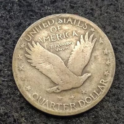 【淘币小摊】第二百一十拍 小银币专场  周三到周日五连拍 满百包邮可预留 每周一发货  - 美国25分飞鹰银币
