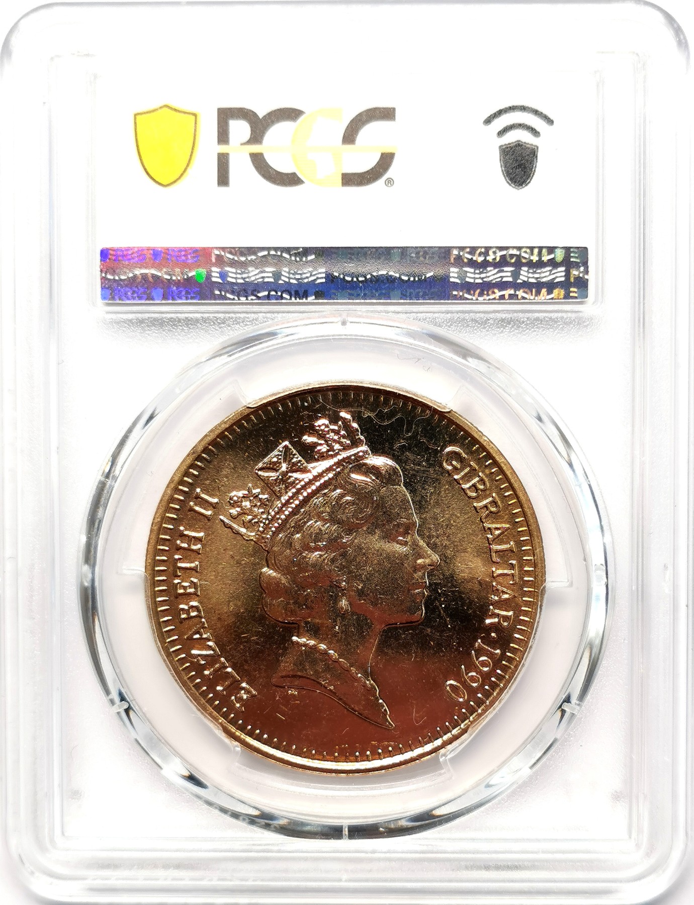 凡希社世界钱币微拍第二百五十五期 1990直布罗陀5镑PCGS-MS65