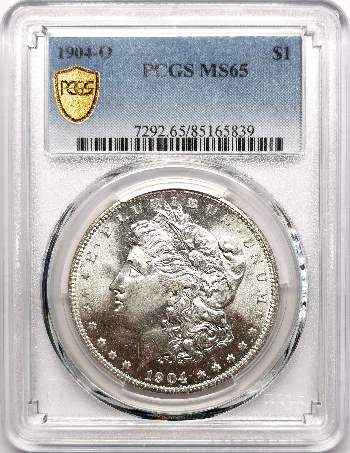 凡希社世界钱币微拍第二百五十五期 1904O美国摩根壹元PCGS-MS65