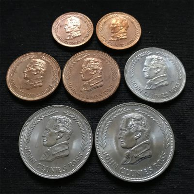 基林科科斯1977年5分-5卢比4铜3镍7枚套硬币 好品 - 基林科科斯1977年5分-5卢比4铜3镍7枚套硬币 好品