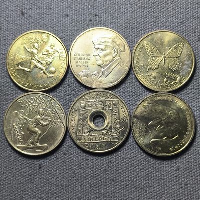 第一百零七期 好品散币 - 11.8.4波兰纪念币一组