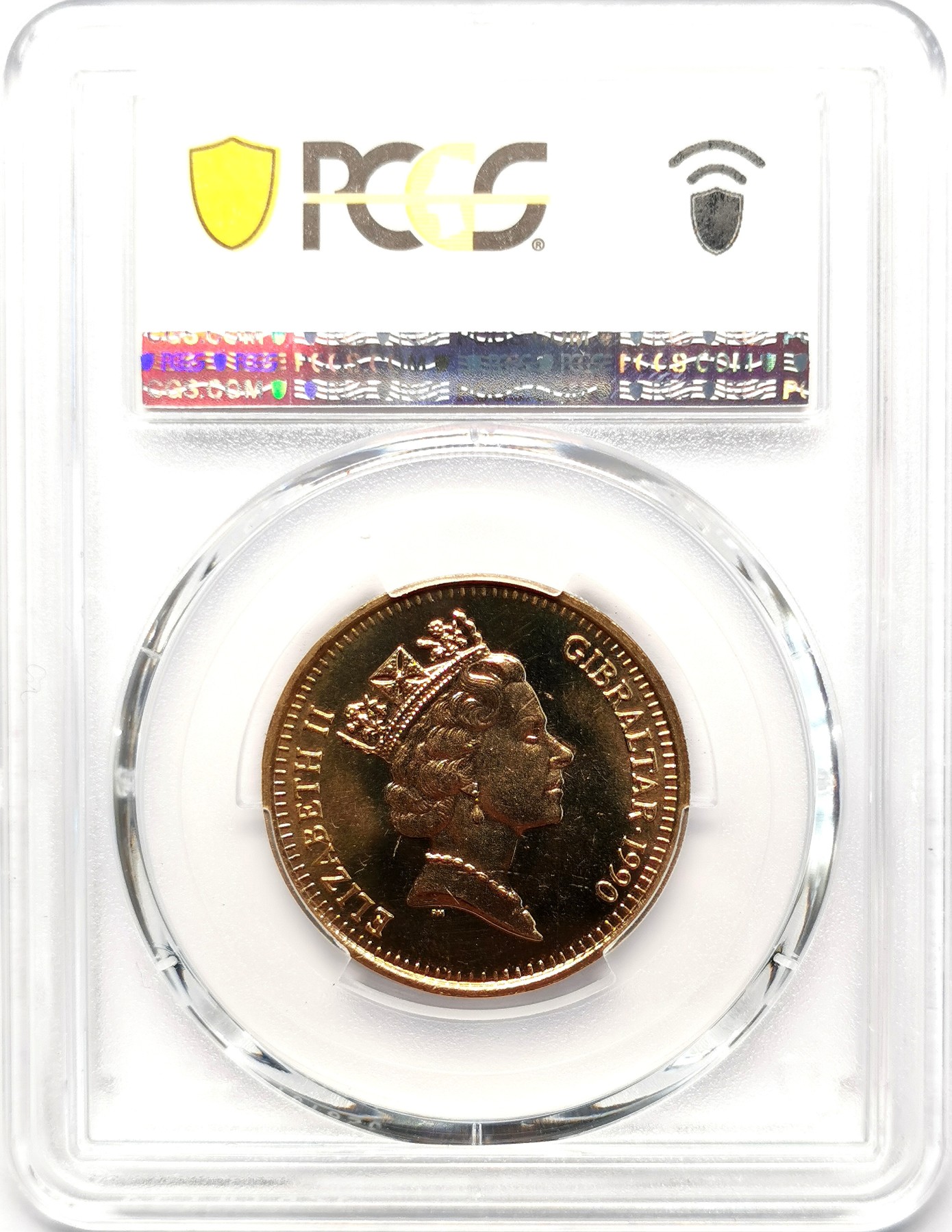 凡希社世界钱币微拍第二百五十五期 1990直布罗陀大炮2镑PCGS-MS66