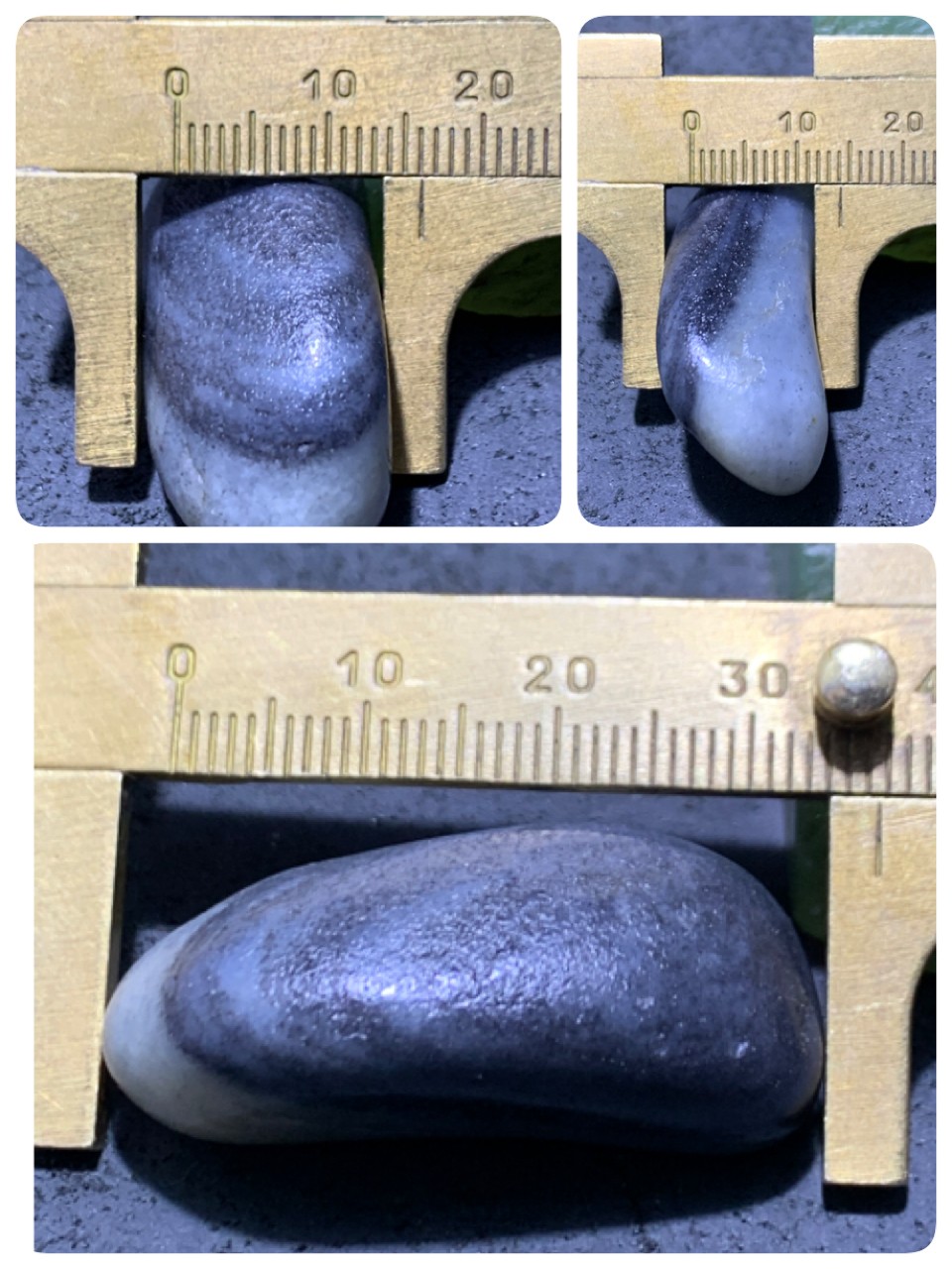 精美和田玉青花独籽一颗