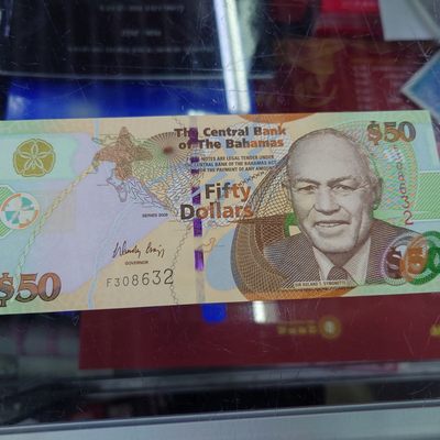 【世界钱币】精选微拍第85期暨2023年第三十二期 部分卖剩杂货大卖场(欧美洋洲篇) 2006年巴哈马50 全新绝品无47