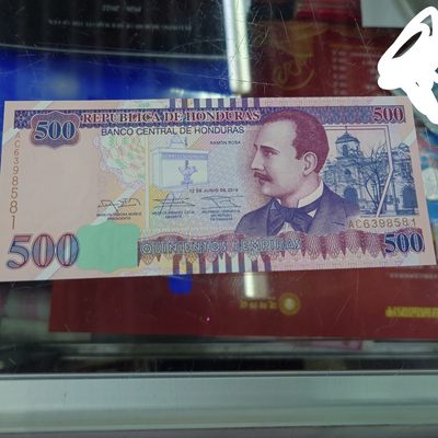 【世界钱币】精选微拍第85期暨2023年第三十二期 部分卖剩杂货大卖场(欧美洋洲篇) 2014年洪都拉斯500 全新绝品无47