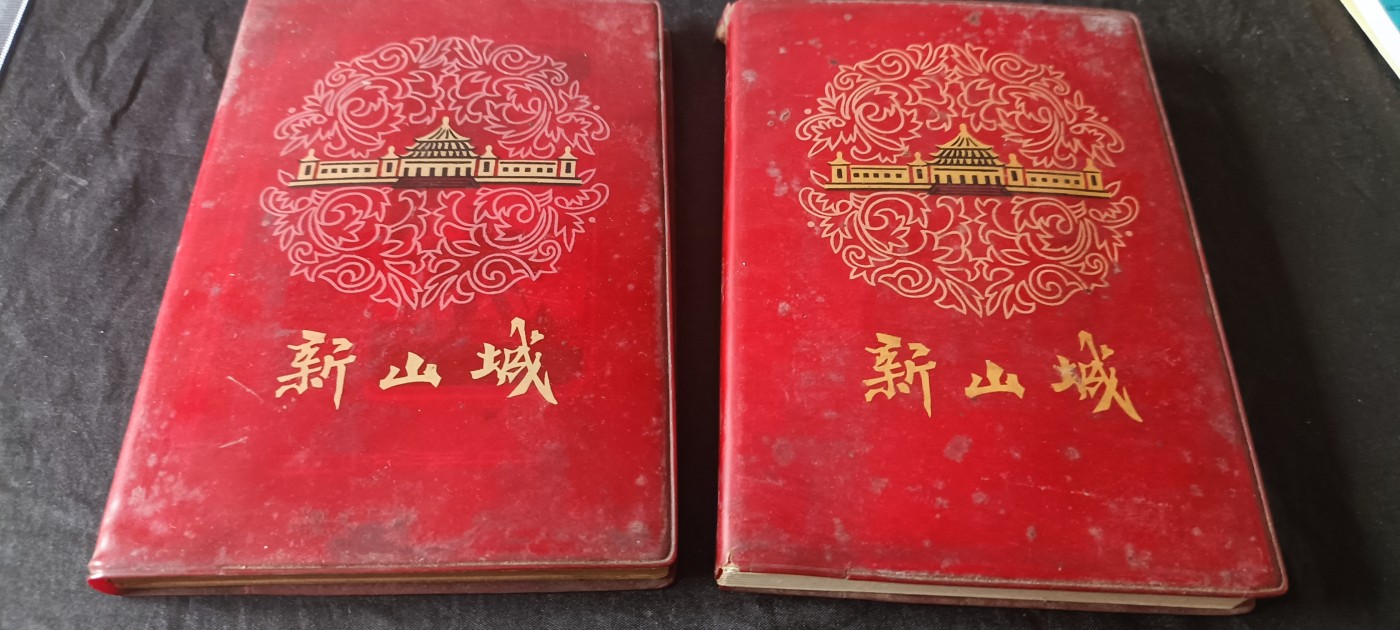 杂项拍卖，满百包邮，可以寄存！ 老笔记本两本