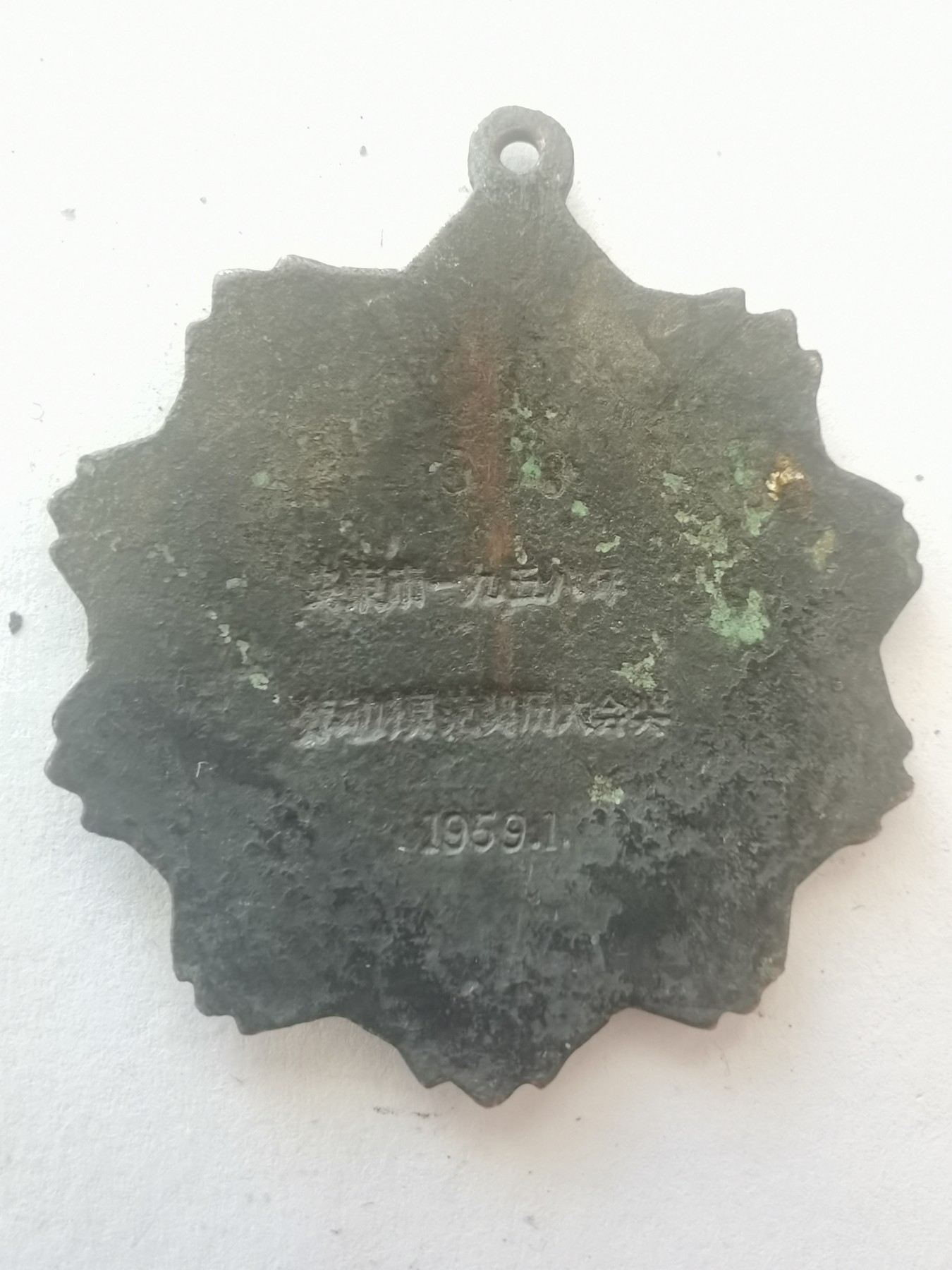 安东1959年劳动模范章