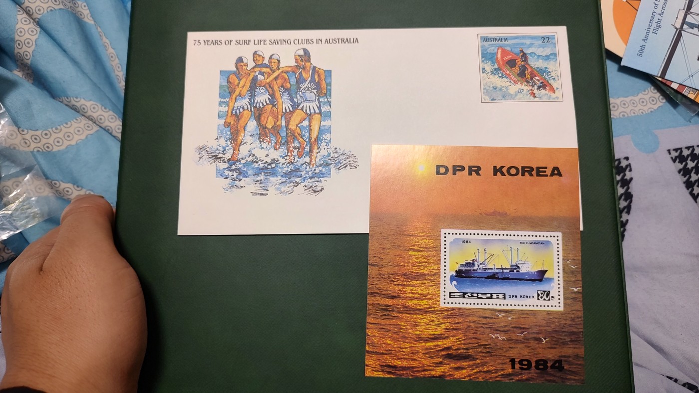 一月邮币社第九期拍卖国际邮票专场 较少的朝鲜新小型张和首日封