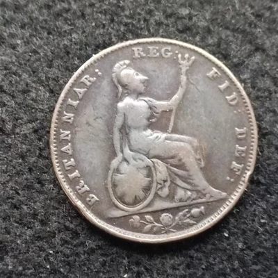 【淘币小摊】第二百一十二拍 散币场  周三到周日五连拍 满百包邮可预留 每周一发货  - 英国1845年维多利亚法新铜币