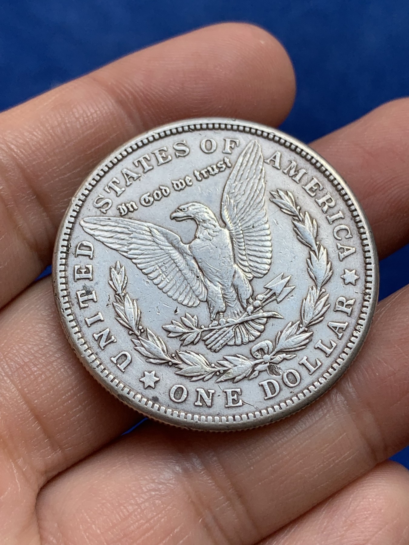 《竞宝斋》第218场-周日，周一 2场 (全场包邮) 美国1921年 摩根 1美元 大银币