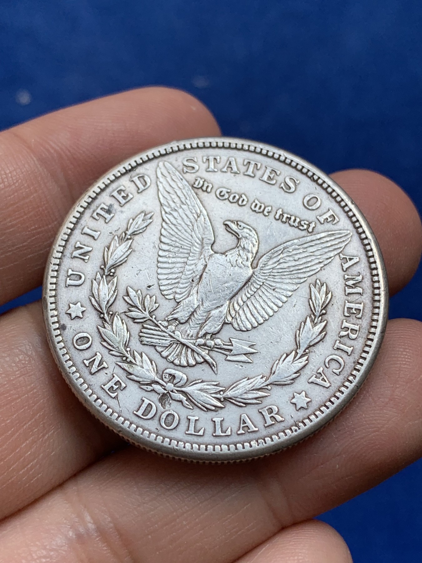 《竞宝斋》第218场-周日，周一 2场 (全场包邮) 美国1921年 摩根 1美元 大银币