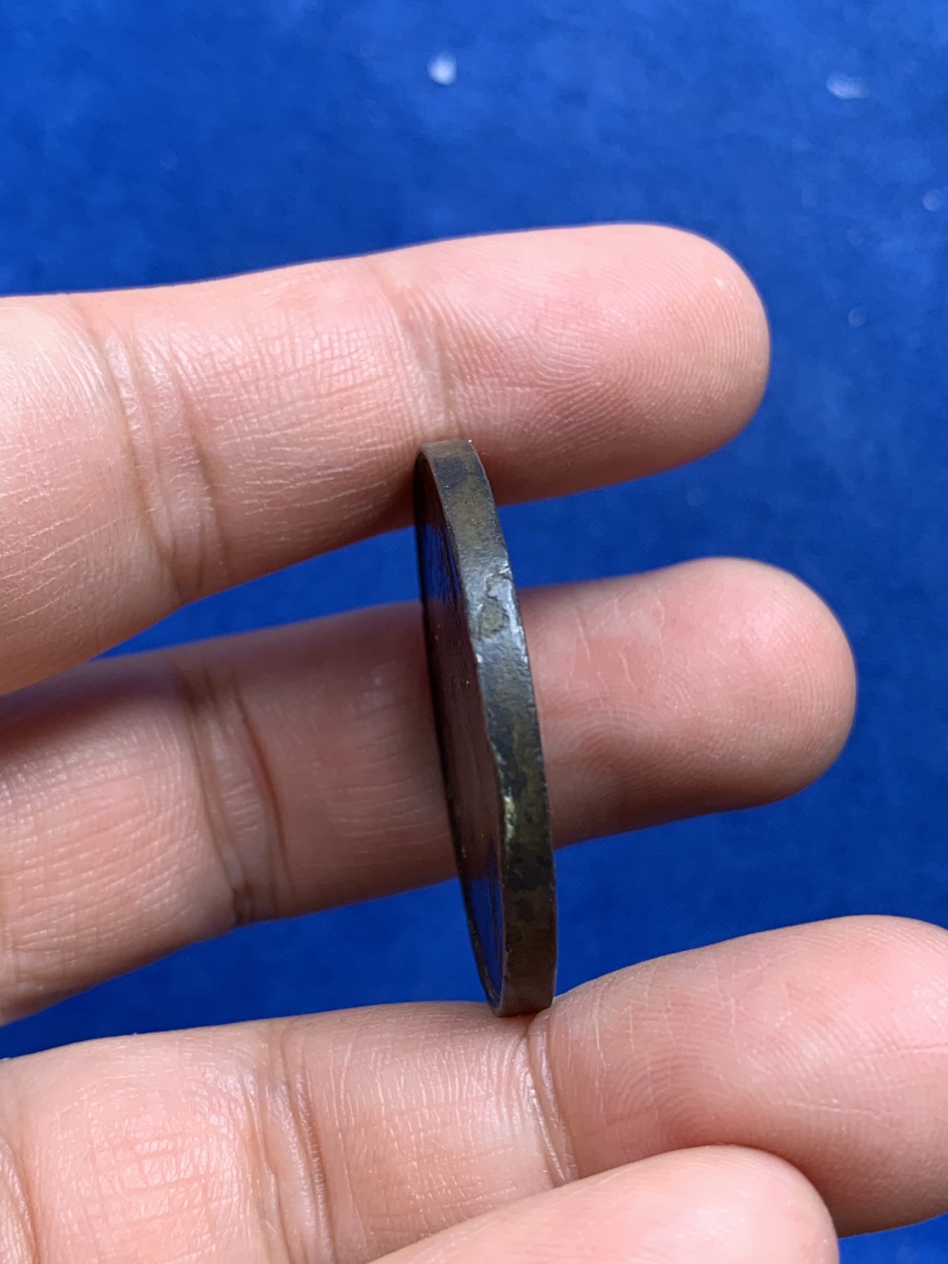 《竞宝斋》第218场-周日，周一 2场 (全场包邮) 英国1853维多利亚1便士大铜币 早期年份 自然流通 细节见图