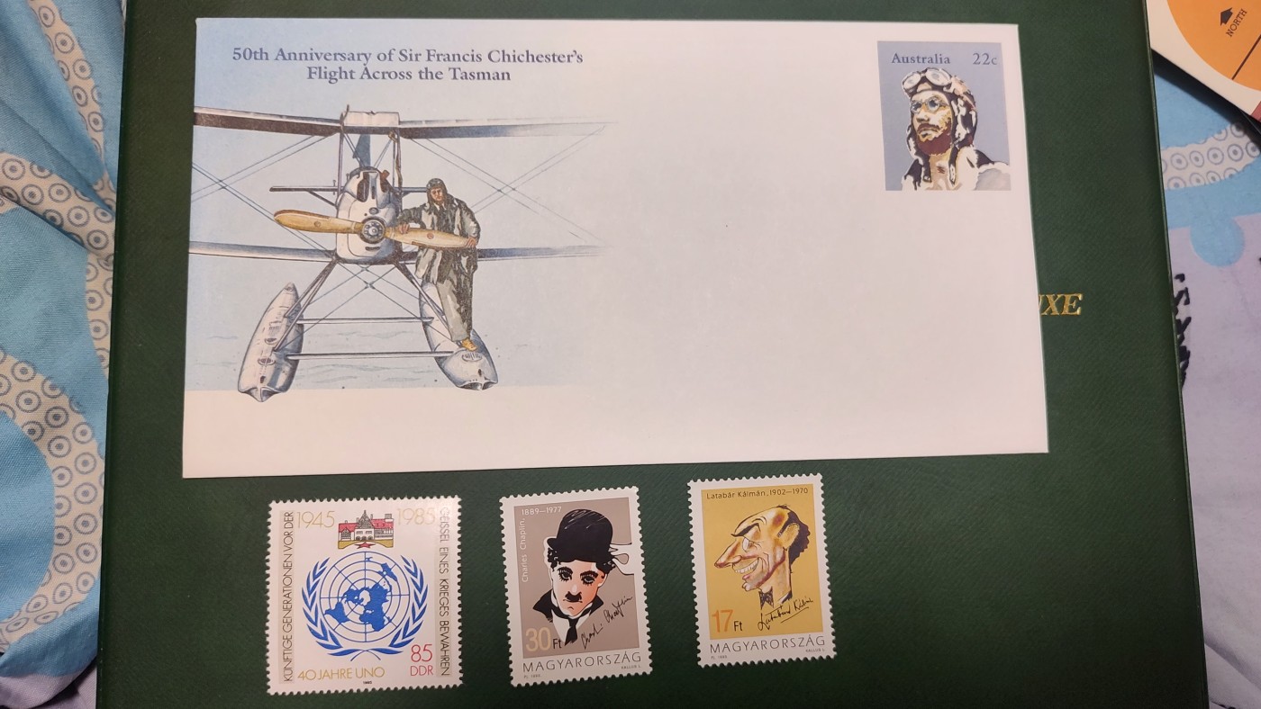 一月邮币社第九期拍卖国际邮票专场 卓别林新票等和首日封