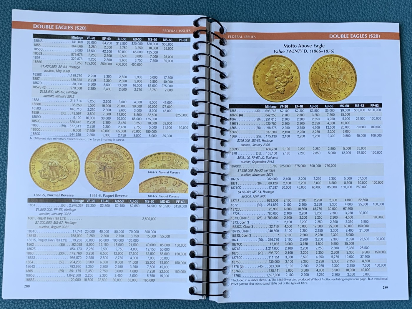 《竞宝斋》第219场-周日，周一 2场 (全场包邮) 美国2023年 美国币最新最权威 价格最接近时差价的目录 厚达465页