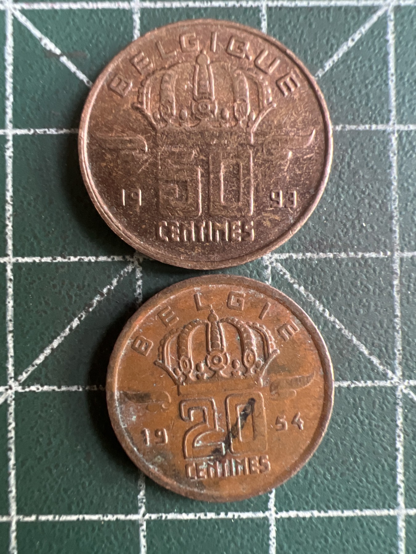 第469期 硬币专场 （无押金，捡漏，全场50包邮，偏远地区除外，接收代拍业务） 比利时两枚