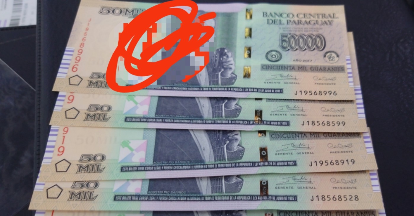 【世界钱币】精选微拍第85期暨2023年第三十二期 部分卖剩杂货大卖场(欧美洋洲篇) 2017年巴拉圭50000比索 全新绝品无47尾号528(单张)