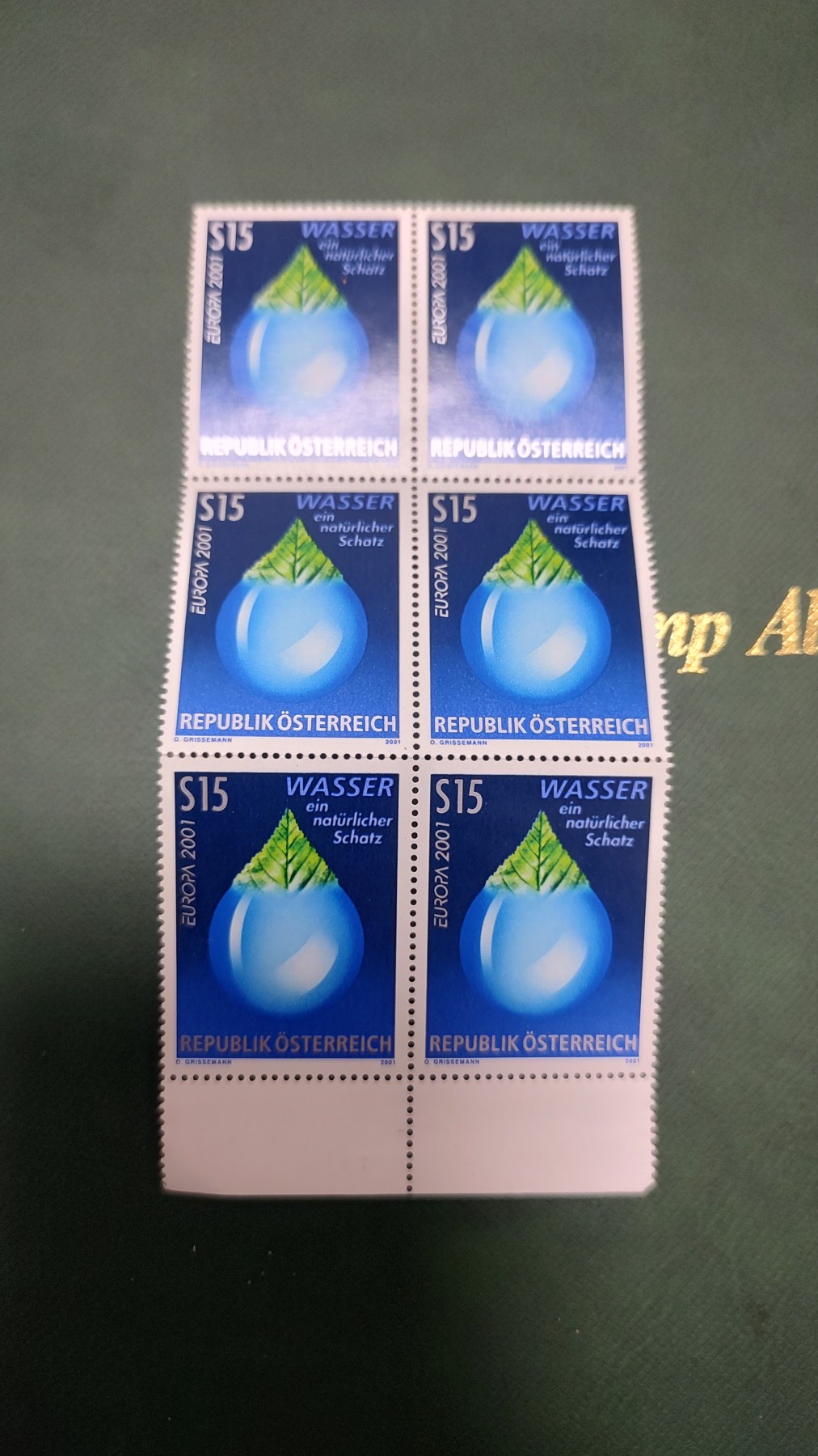 一月邮币社第九期拍卖国际邮票专场 较少奥地利水滴六联