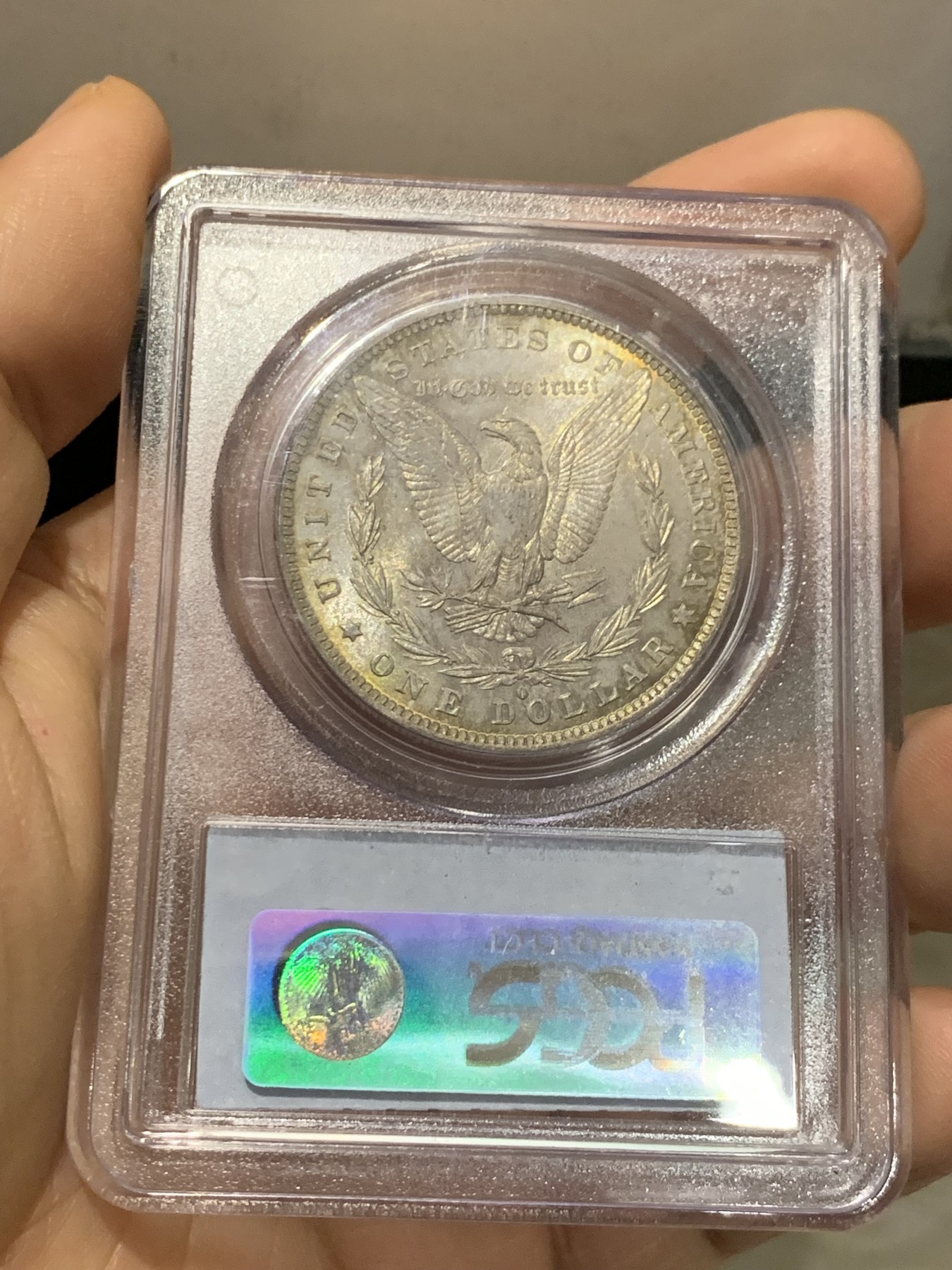 《竞宝斋》第219场-周日，周一 2场 (全场包邮) PCGS MS64 美国1883-O摩根银币