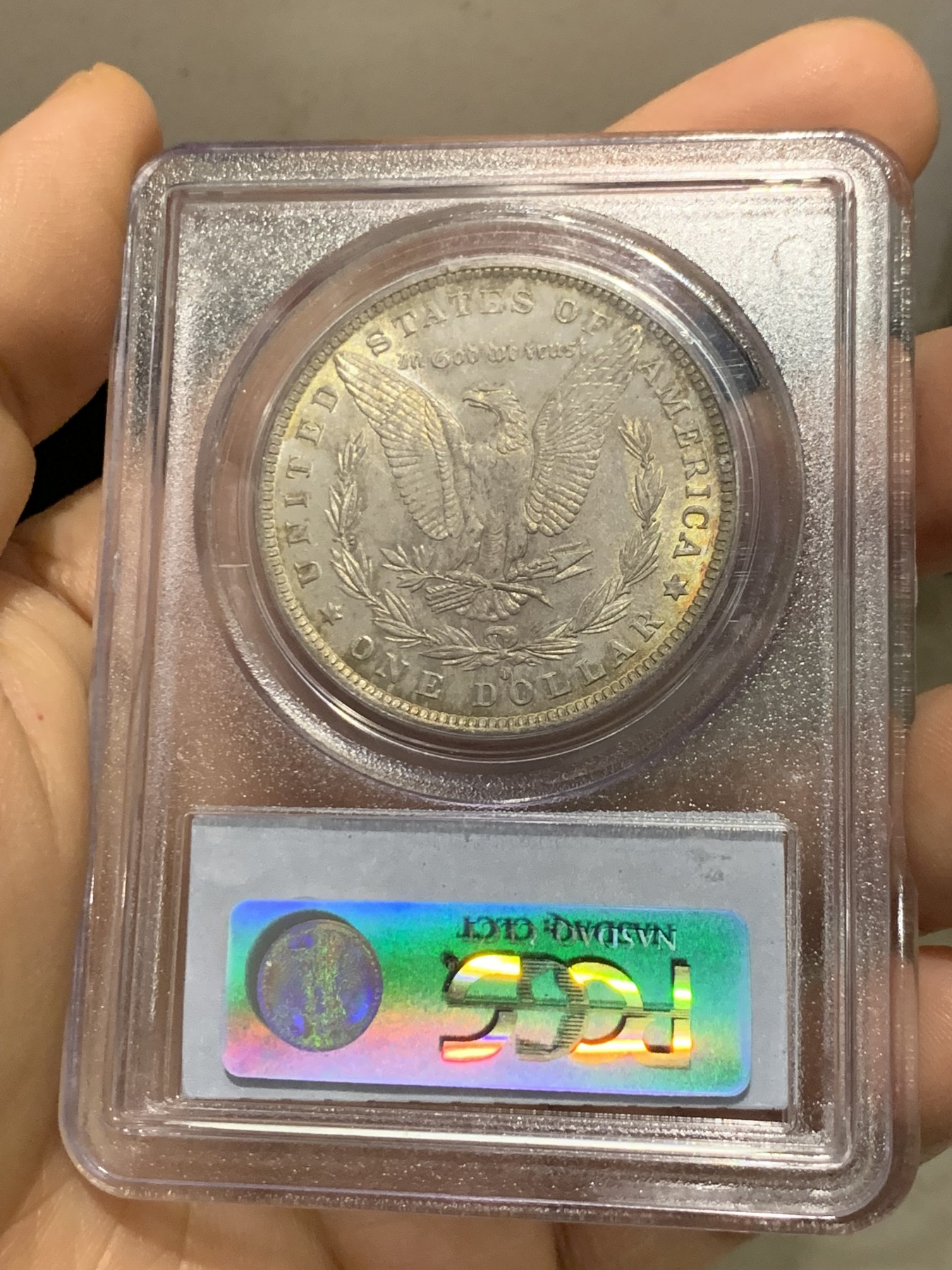 《竞宝斋》第219场-周日，周一 2场 (全场包邮) PCGS MS64 美国1883-O摩根银币