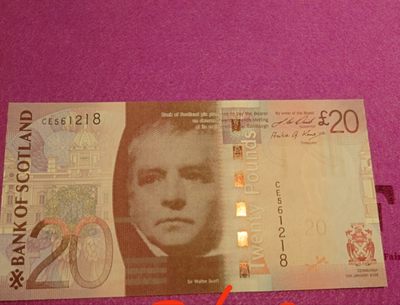 【世界钱币】精选微拍第85期暨2023年第三十二期 部分卖剩杂货大卖场(欧美洋洲篇) 2009年苏格兰20镑 全新绝品无47尾号218