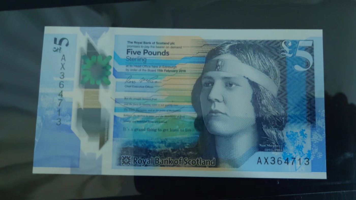 【世界钱币】精选微拍第85期暨2023年第三十二期 部分卖剩杂货大卖场(欧美洋洲篇) 2016年苏格兰皇家银行5镑 全新绝品